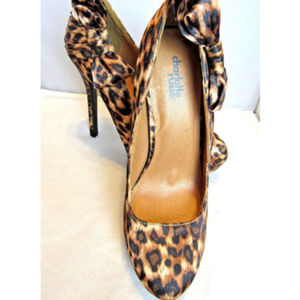 CHARLOTTE RUSSE SZ 8 Animal Print Stiletto Heels